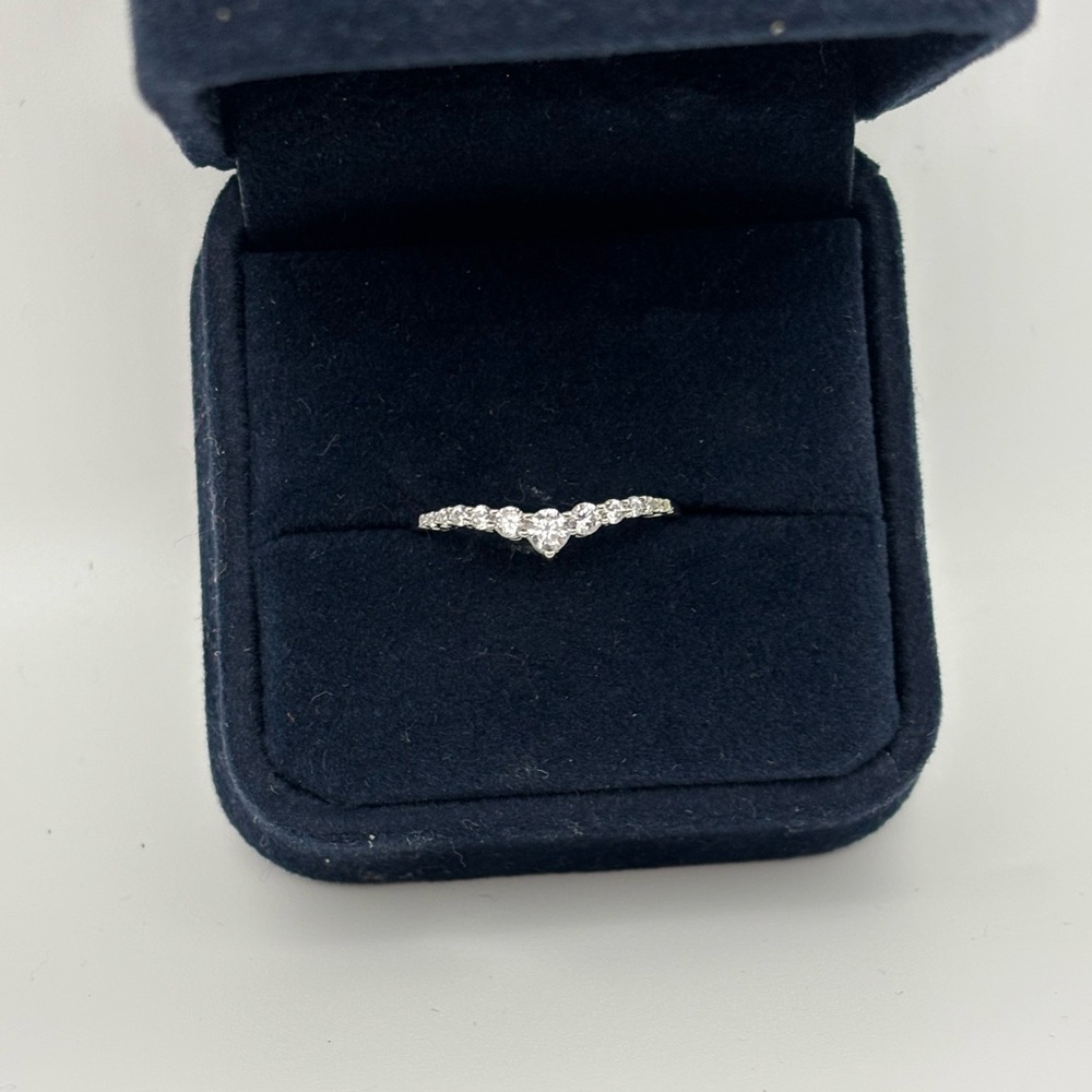 Sterling silver and cubic zirconia band/ring
